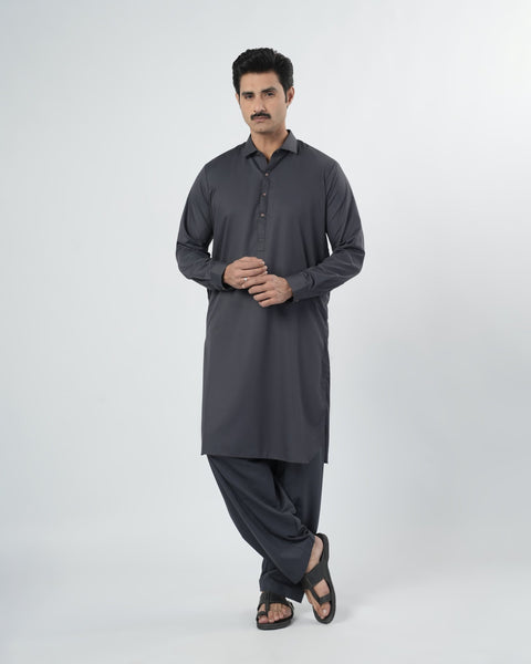 Eminent Men's Plain Shalwar Suit