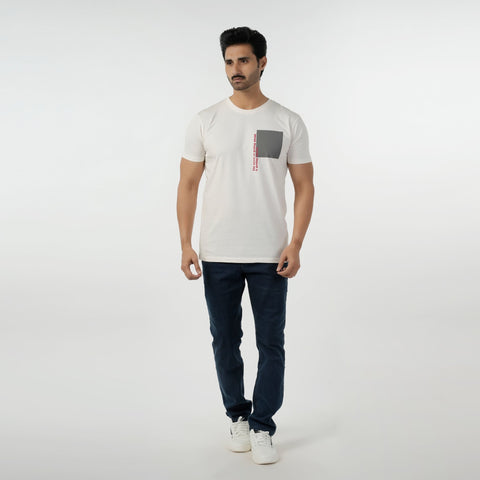 Eminent Men's Half Sleeves T-Shirt - White, Men's T-Shirts & Polos, Eminent, Chase Value