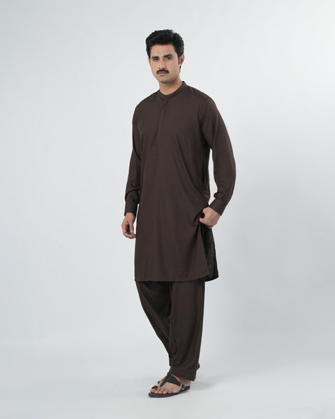 Eminent Men's Plain Shalwar Suit