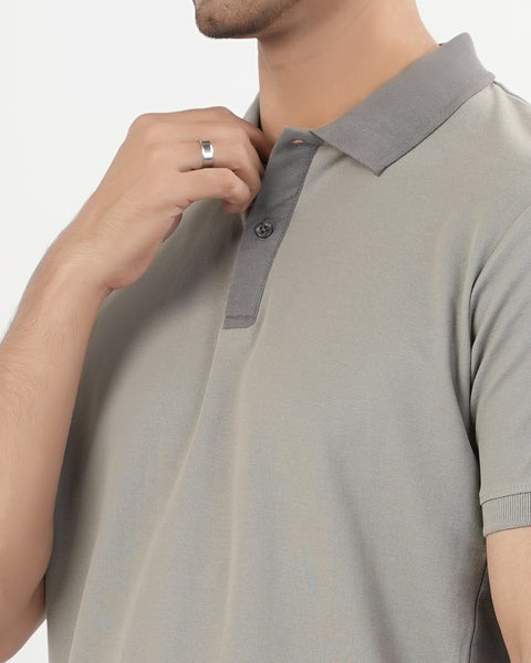 Regular Solid Polo Shirt