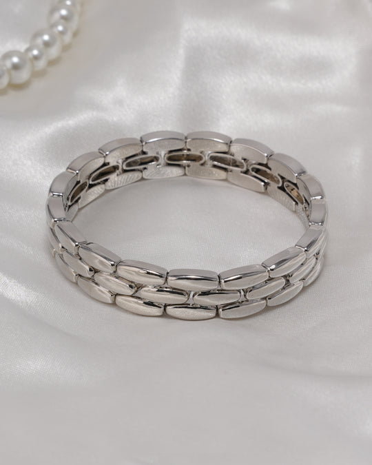 Women's Gold-Tone Oval Bracelet