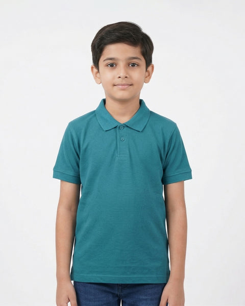 Boys' Half Sleeves Polo T-Shirt