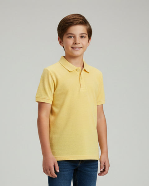 Boys' Half Sleeves Polo T-Shirt