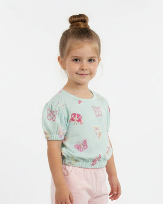 Girls Half Sleeves T-Shirt