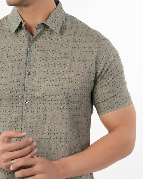 Eminent Men's Casual Printed Shirt