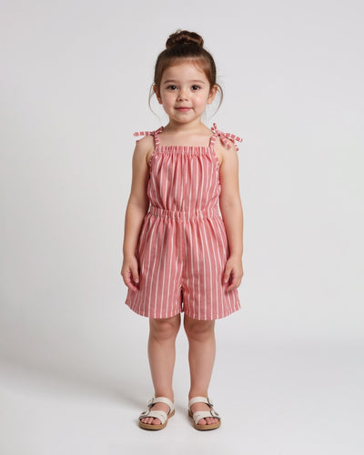 Girls Half Sleeves Jumpsuit