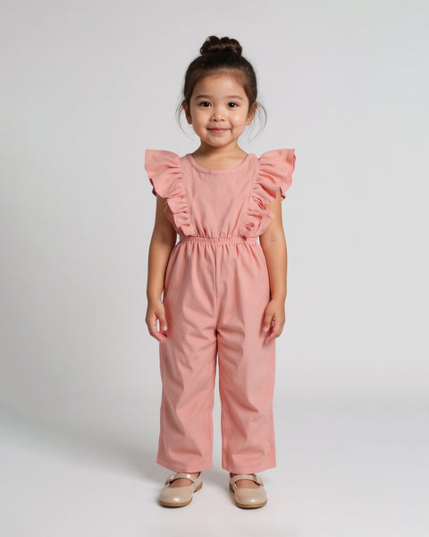 Solid Textured Jumpsuit