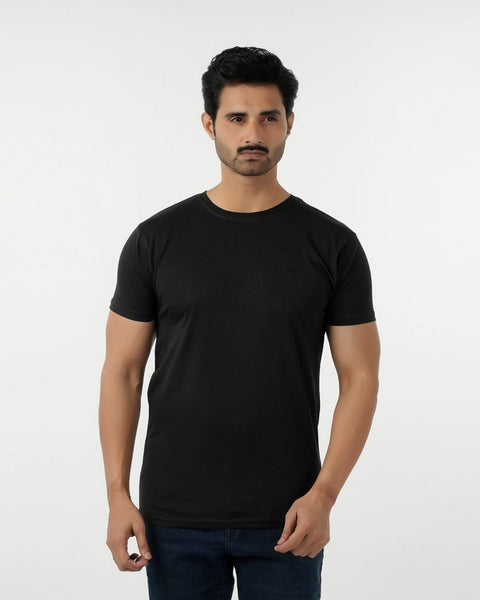 Eminent Men's Half Sleeves T-Shirt - Black, Men's T-Shirts & Polos, Eminent, Chase Value