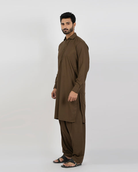 Eminent Men Kameez Shalwar Suit Plain