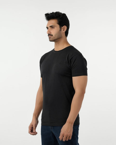 Eminent Men's Half Sleeves T-Shirt - Black, Men's T-Shirts & Polos, Eminent, Chase Value