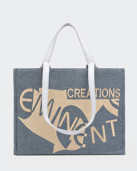 Women's Embroidered Tote Bag