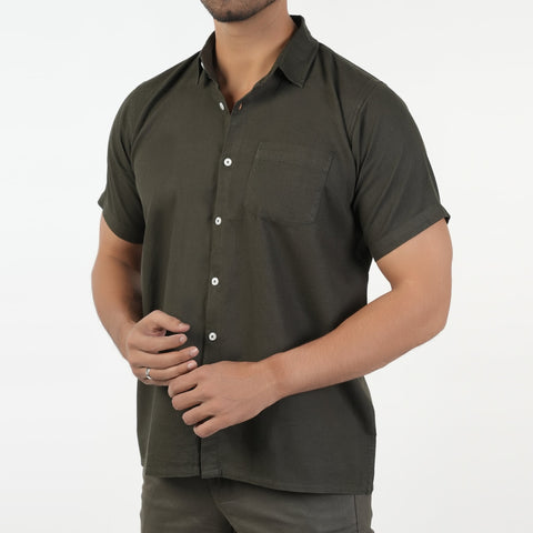 Eminent Men's Casual Half Sleeves Shirt