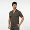 Eminent Men's Half Sleeves Sherwani Collar Front Open T-Shirt