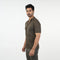 Eminent Men's Half Sleeves Sherwani Collar Front Open T-Shirt