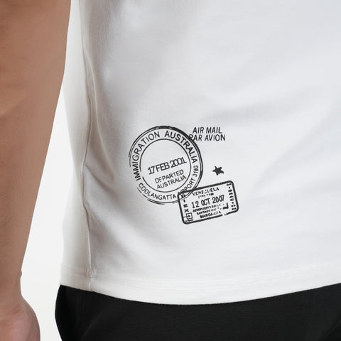 Eminent Men's Half Sleeves T-Shirt - White