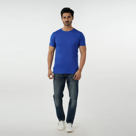 Eminent Men's Round Neck Half Sleeves T-Shirt - Dark Blue, Men's T-Shirts & Polos, Eminent, Chase Value