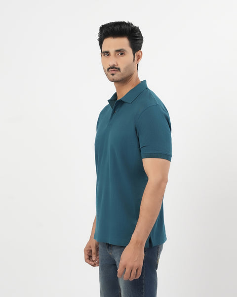 Regular Solid Polo Shirt