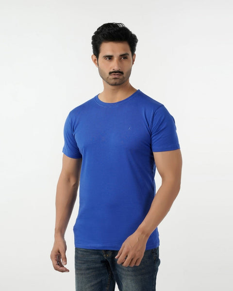 Eminent Men's Round Neck Half Sleeves T-Shirt - Dark Blue, Men's T-Shirts & Polos, Eminent, Chase Value