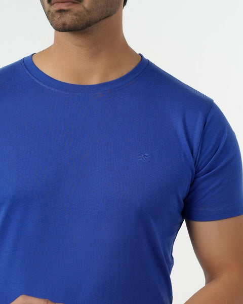 Eminent Men's Round Neck Half Sleeves T-Shirt - Dark Blue, Men's T-Shirts & Polos, Eminent, Chase Value