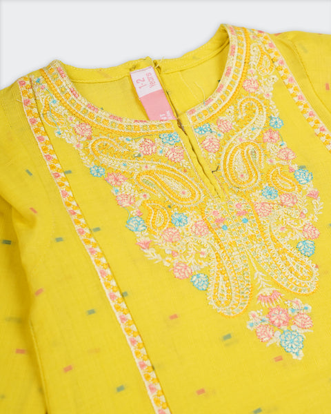 Girls Embroidered 2 Pc