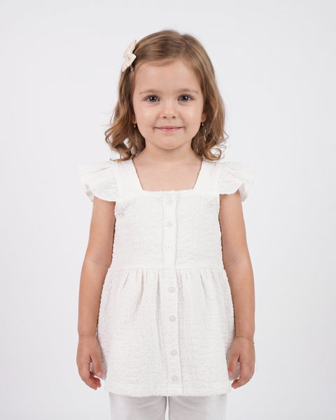 Solid Textured Frock