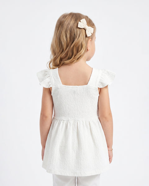 Solid Textured Frock