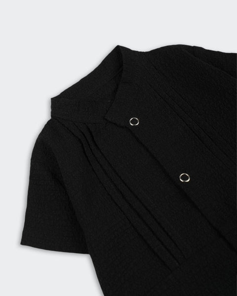 Newborn Boys' Seersucker Romper