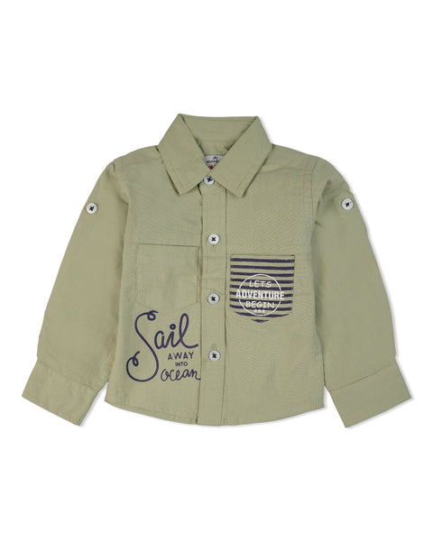 Eminent Newborn Boy Casual Full Sleeves Shirt