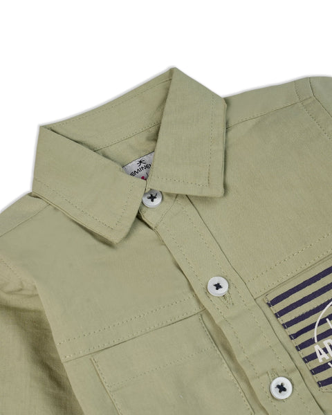 Eminent Newborn Boy Casual Full Sleeves Shirt