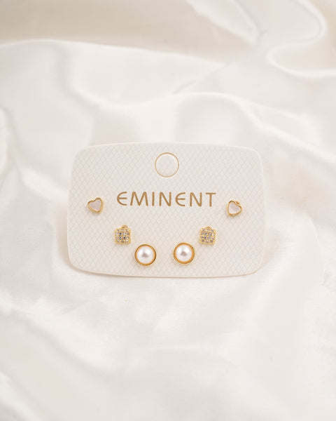 Women's 3Pcs Ear Top Set