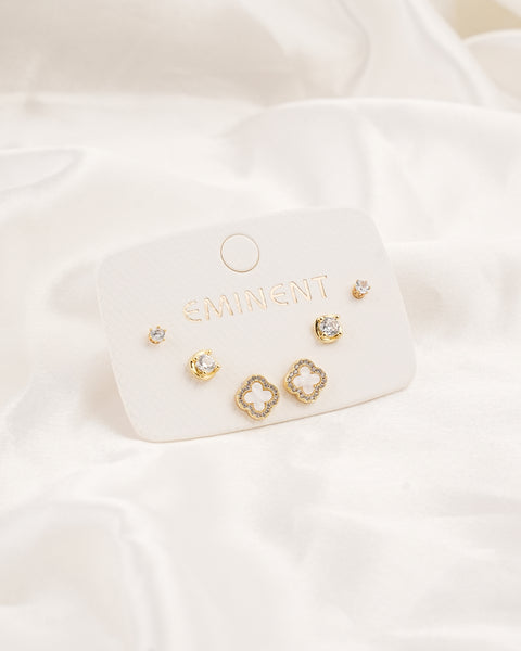 Women's 3Pcs Ear Top Set