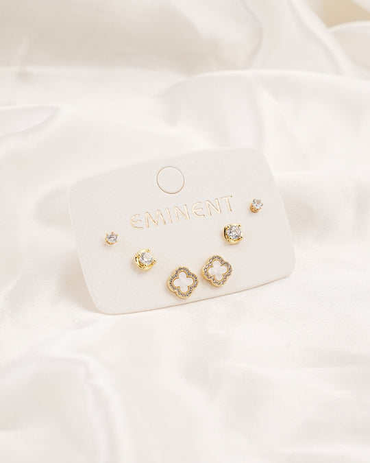 Women's 3Pcs Ear Top Set