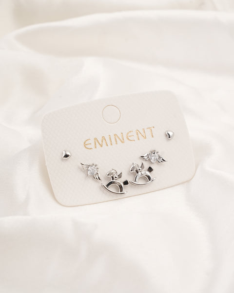 Women's 3Pcs Ear Top Set