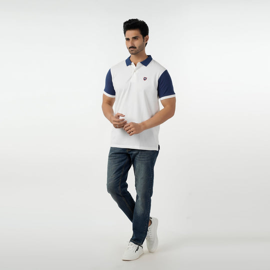 Eminent Men's Polo Half Sleeves T-Shirt - White, Men's T-Shirts & Polos, Eminent, Chase Value