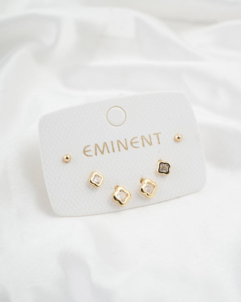 Women's 3Pcs Ear Top Set