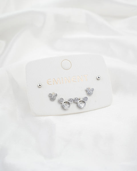 Women's 3Pcs Ear Top Set