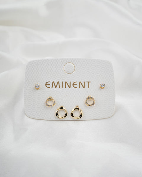 Women's 3Pcs Ear Top Set