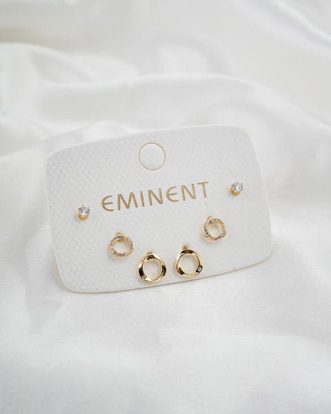 Women's 3Pcs Ear Top Set