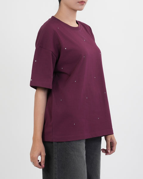 Women's T-Oversized Half Sleeves Shirt