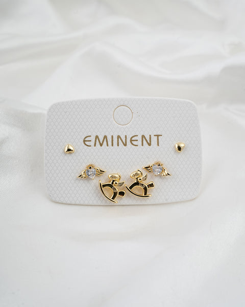 Women's 3Pcs Ear Top Set