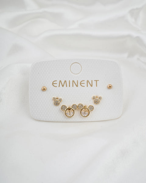 Women's 3Pcs Ear Top Set