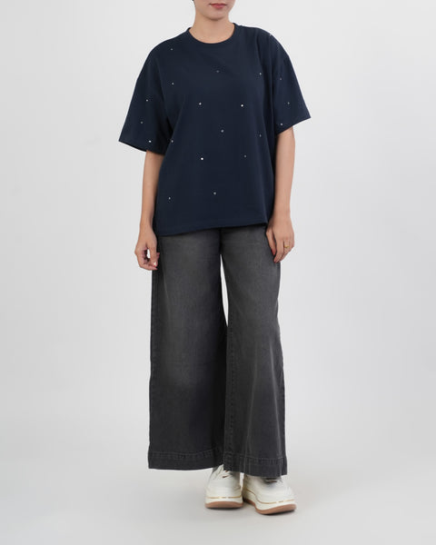 Women's T-Oversized Half Sleeves Shirt