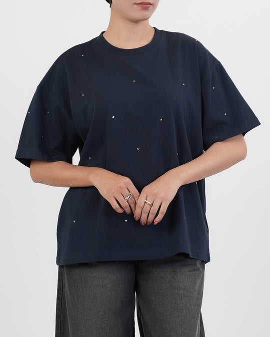 Women's T-Oversized Half Sleeves Shirt