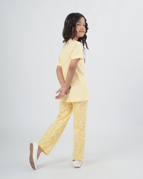 Girls' Half Sleeves Night Suit