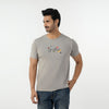 Eminent Men's Round Neck Half Sleeves Printed T-Shirt - Ash Grey, Men's T-Shirts & Polos, Eminent, Chase Value