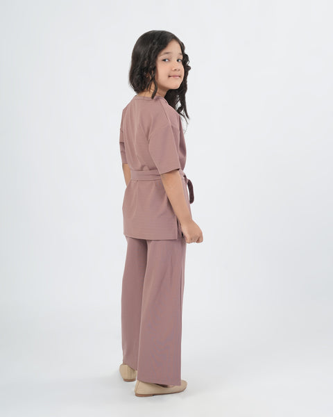 Solid Textured Co-Ord Set