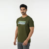 Eminent Men's Round Neck Half Sleeves Printed T-Shirt - Olive Green, Men's T-Shirts & Polos, Eminent, Chase Value