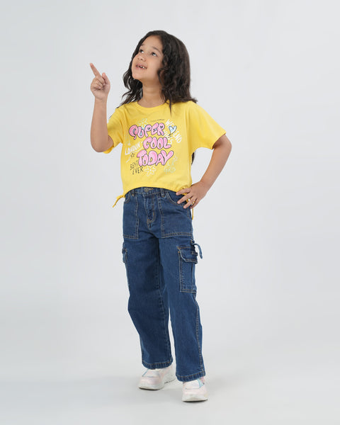 Girls' Half Sleeves T-Shirt