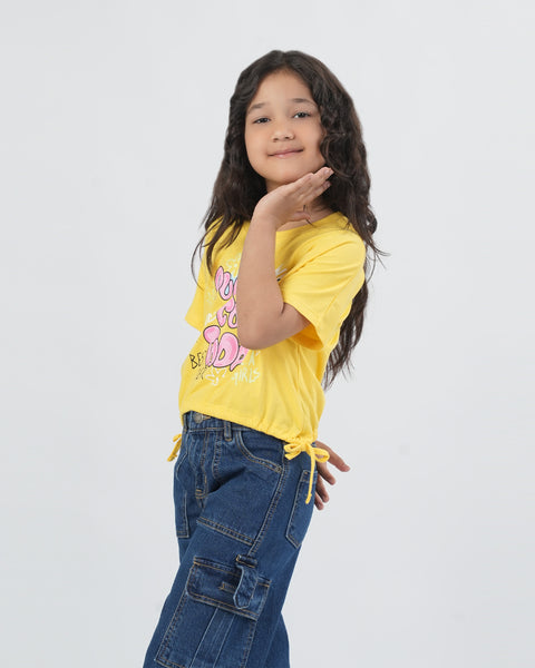 Girls' Half Sleeves T-Shirt