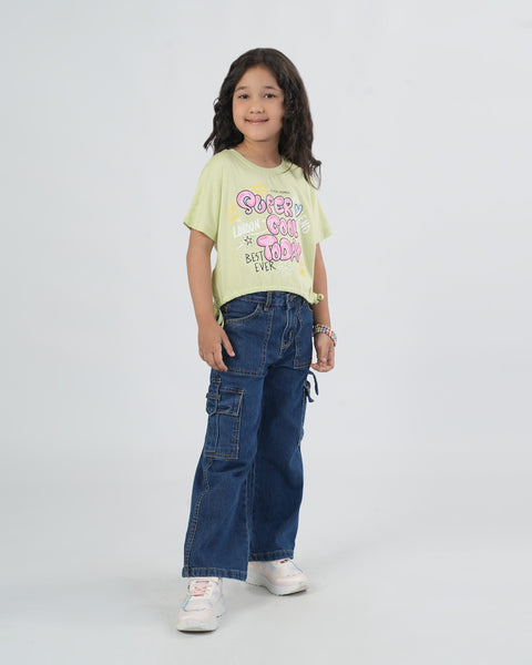 Girls' Half Sleeves T-Shirt